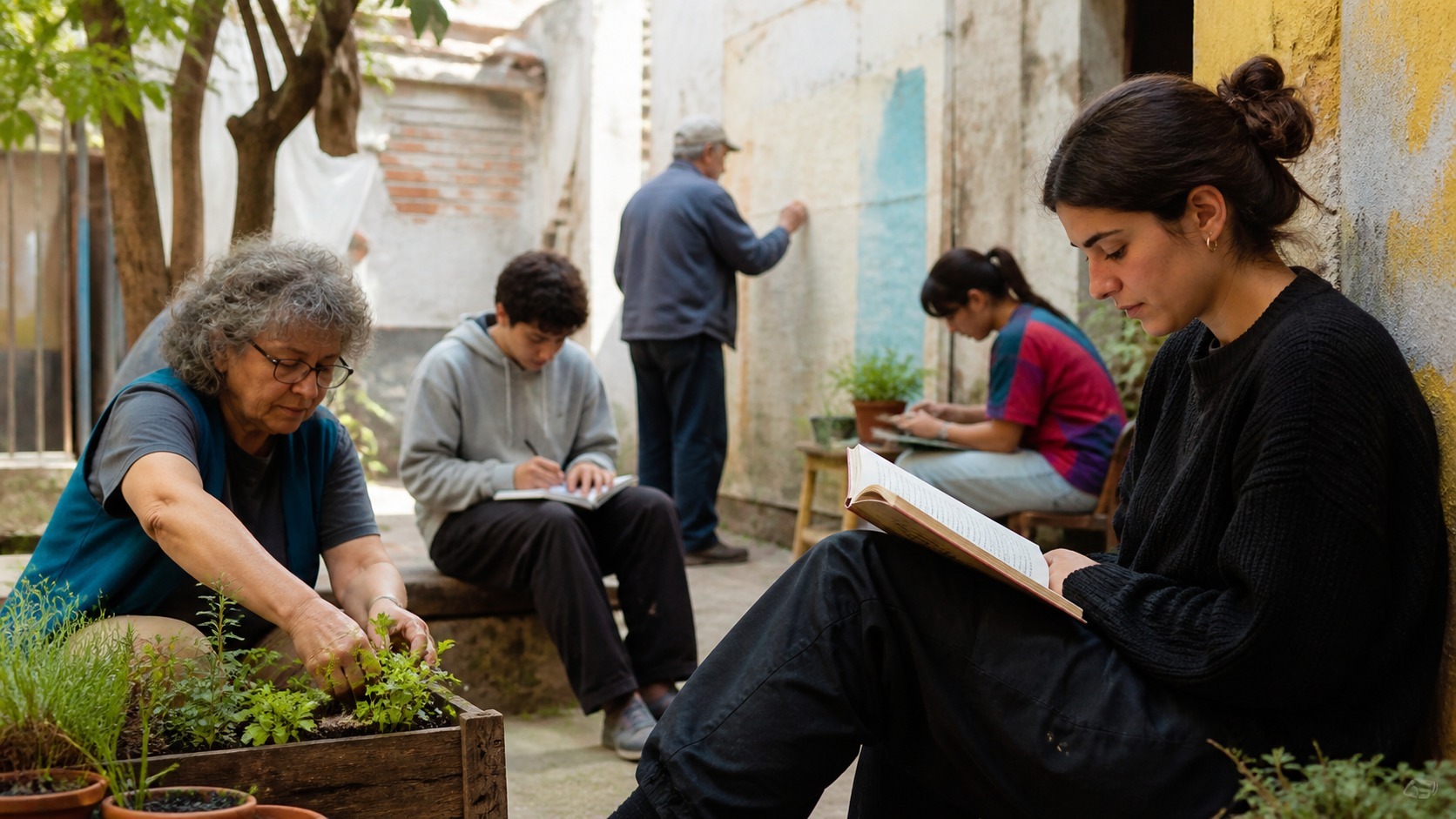 La escala del barrio permite aprender sin perder a la gente: Aprender de muchas maneras