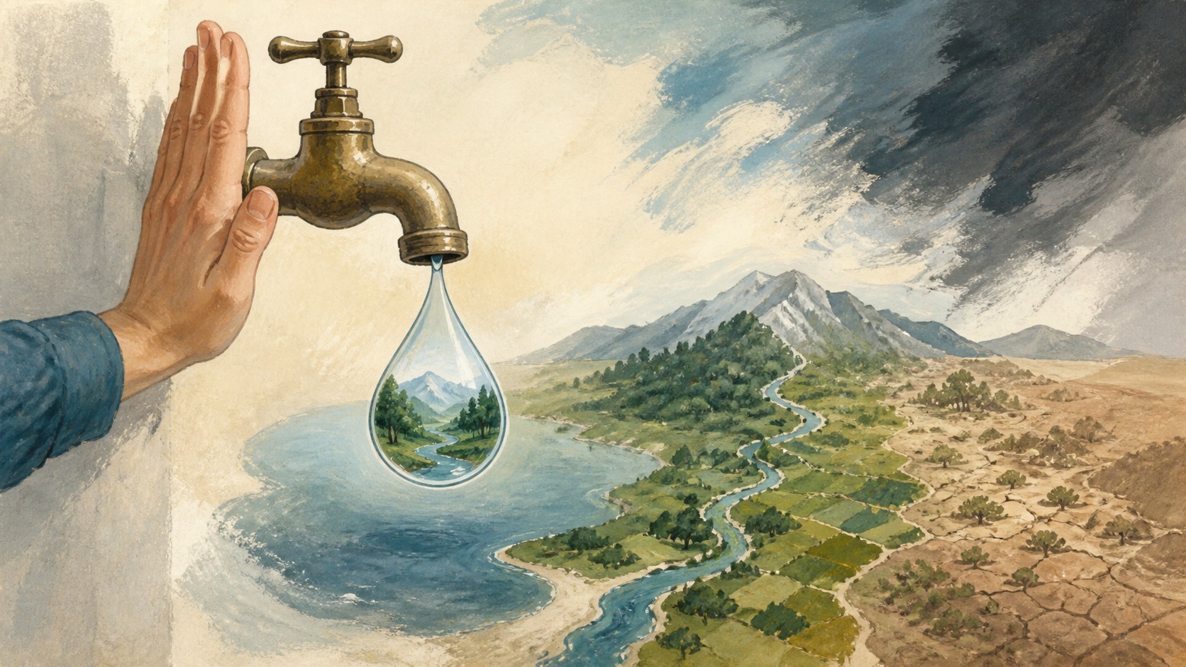 A pause on time can protect a decision: Caring for every drop without carrying the blame