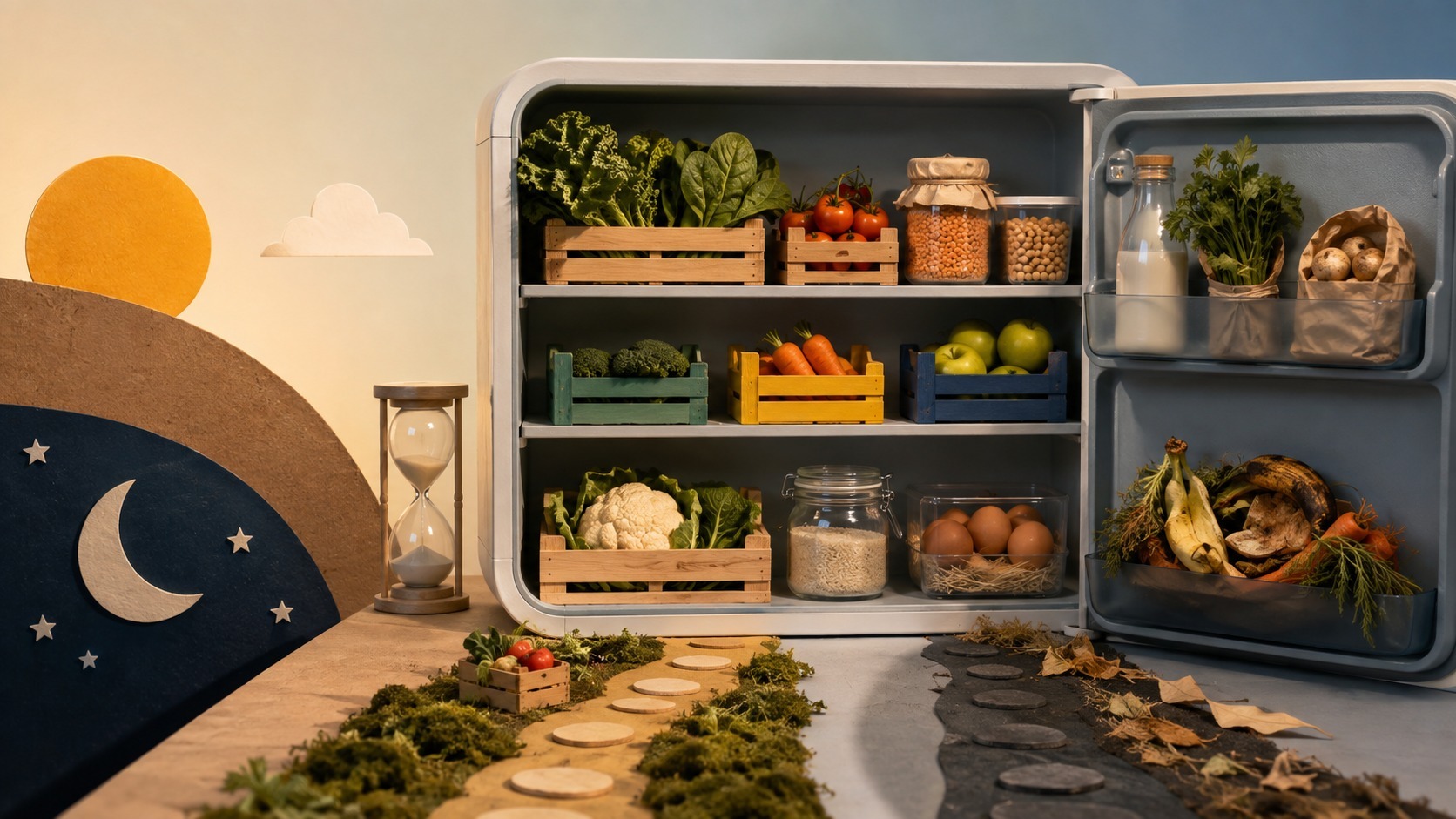 Veinticuatro horas antes ya había una decisión posible: Alimentos que alimentan y no terminan olvidados