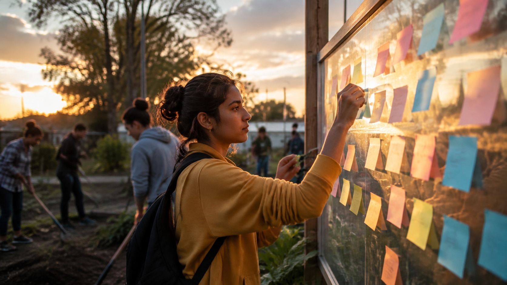 A public board turns intent into tracking: Youth service with impact and learning