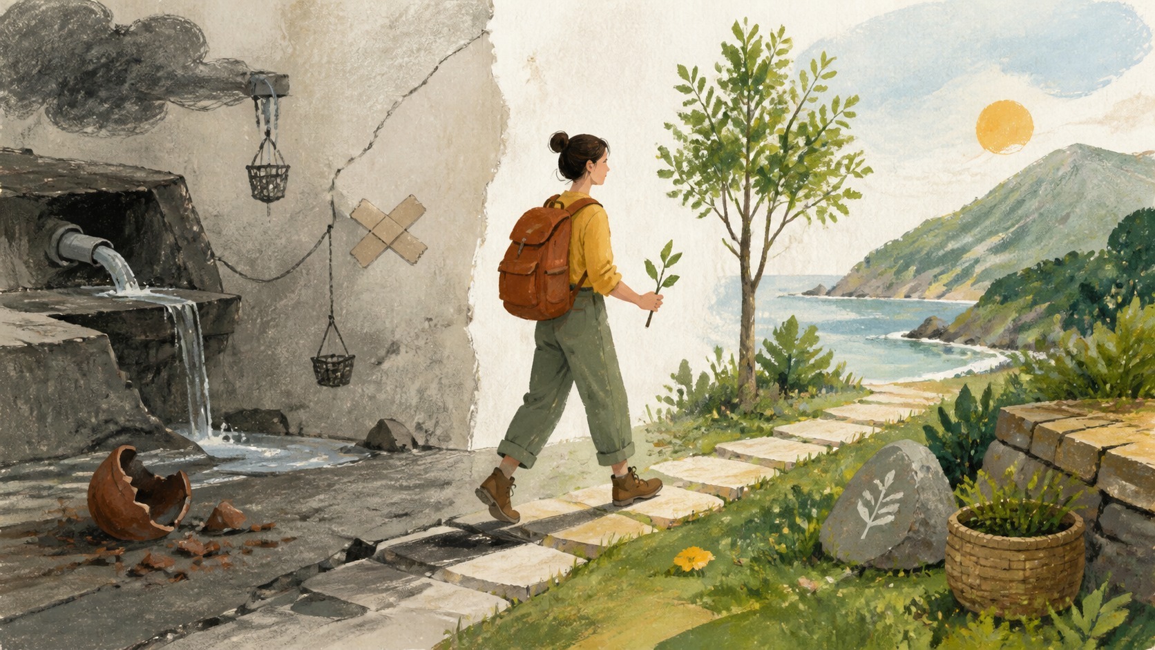 The cost of repair reveals the quality of the design: Traveling while caring for the places that welcome us