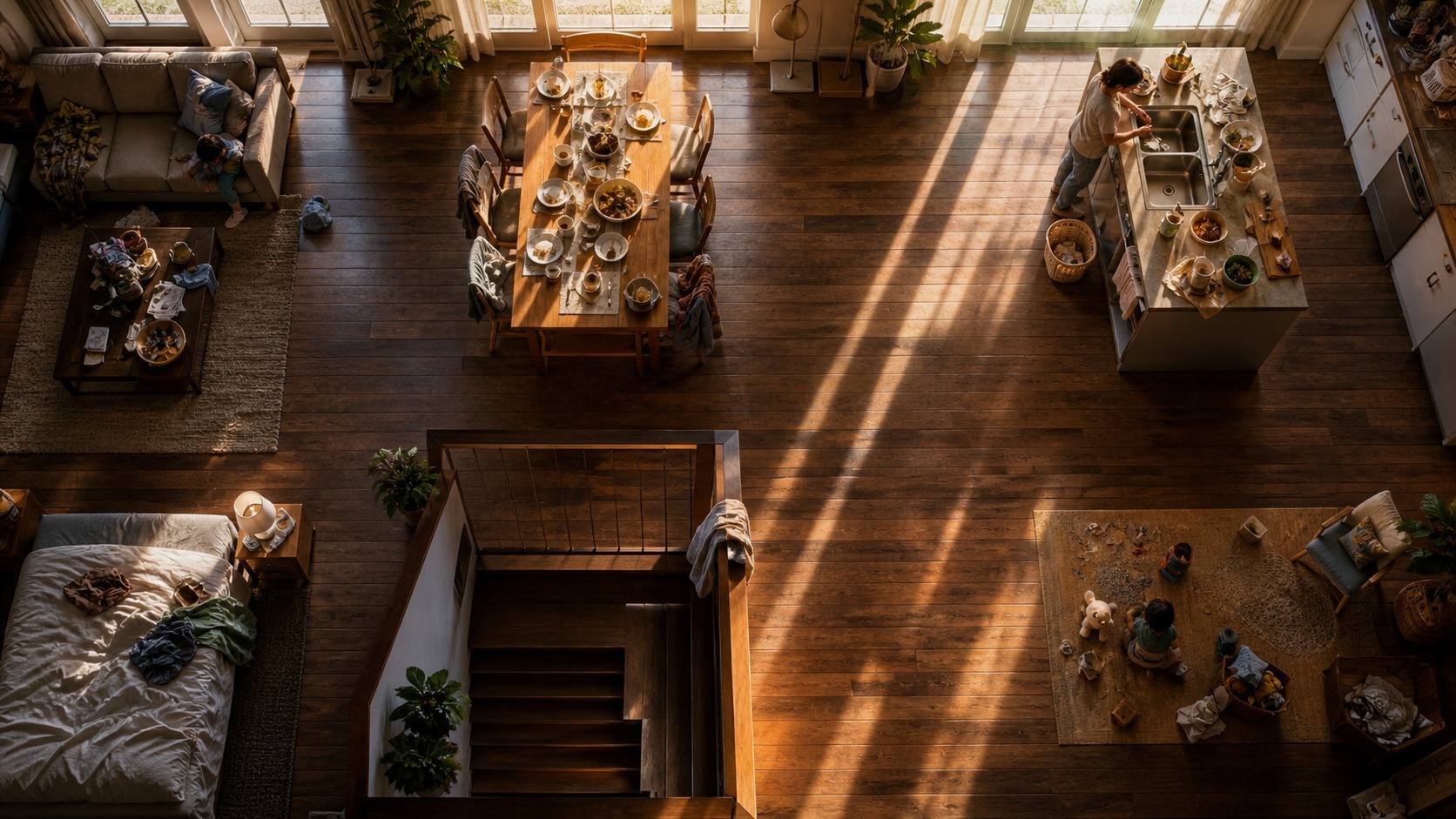 Disruption reveals what priorities are true: Shared responsibility at home, without heroes