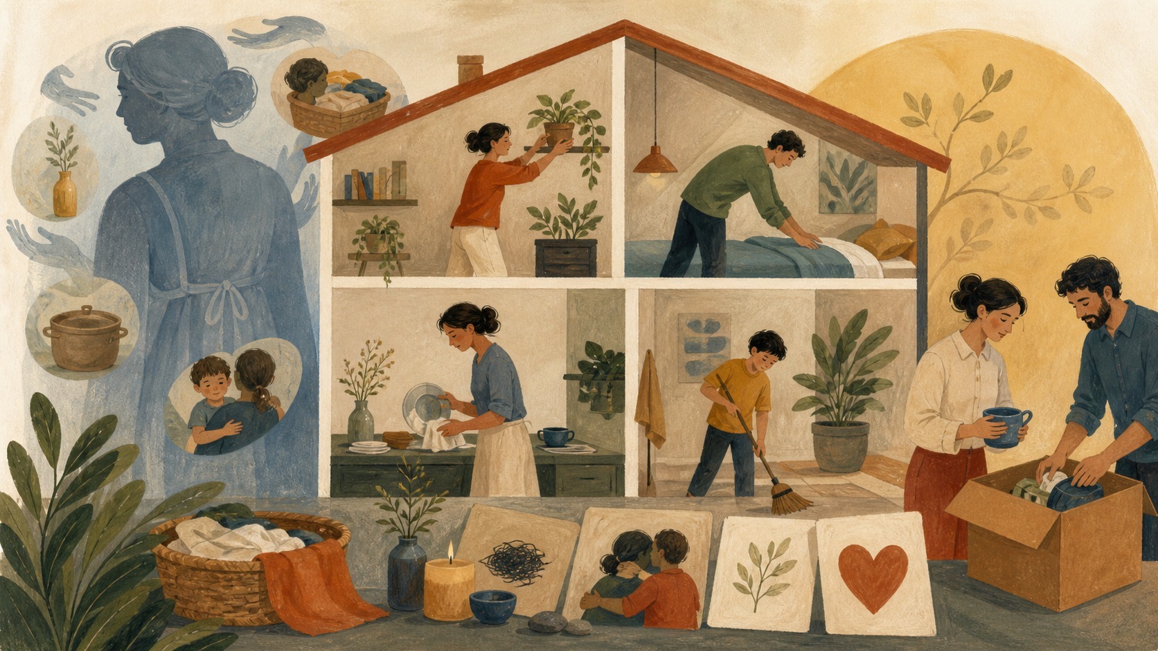 Closing together turns the end into learning: Shared responsibility at home, without heroes