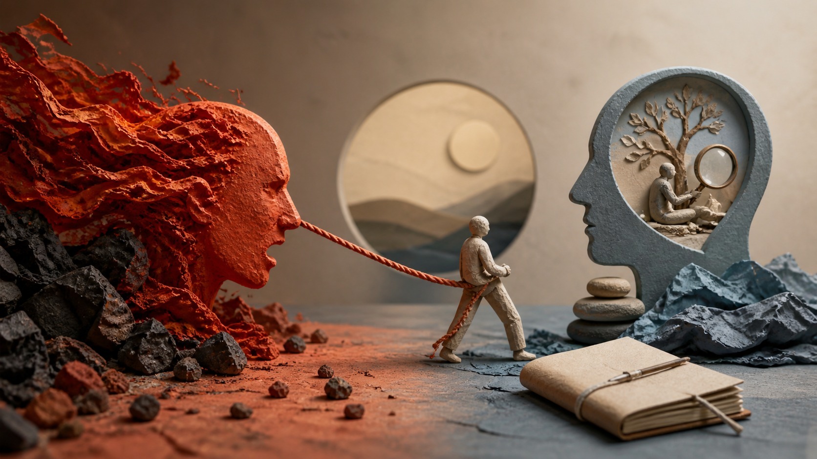 Proving a promise requires observing experience: Understanding anger before it decides for us