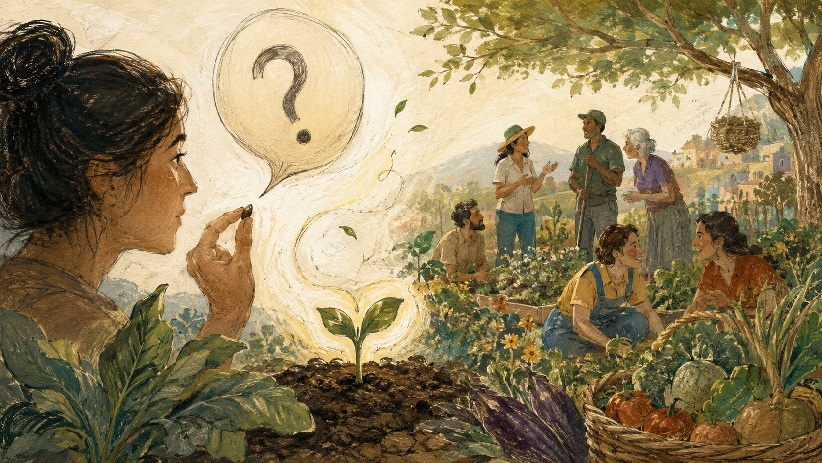 La última pregunta puede abrir el aprendizaje más importante: Huertos comunitarios que cultivan vínculos