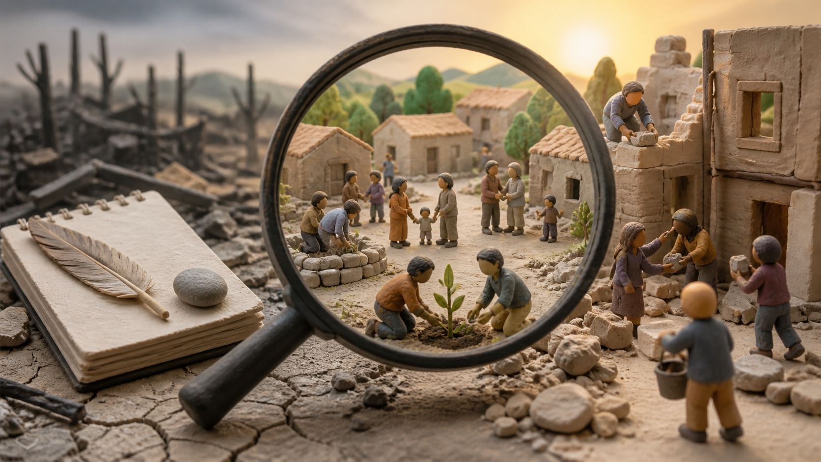 Probar una promesa exige observar la experiencia: Reconstruir comunidad después de una emergencia