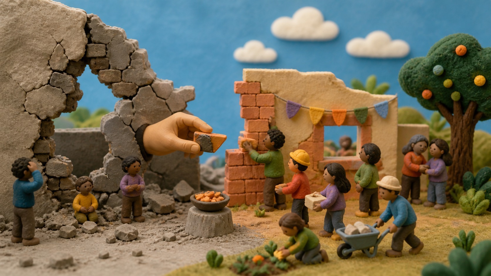 Un fallo pequeño es una oportunidad barata para aprender: Reconstruir comunidad después de una emergencia