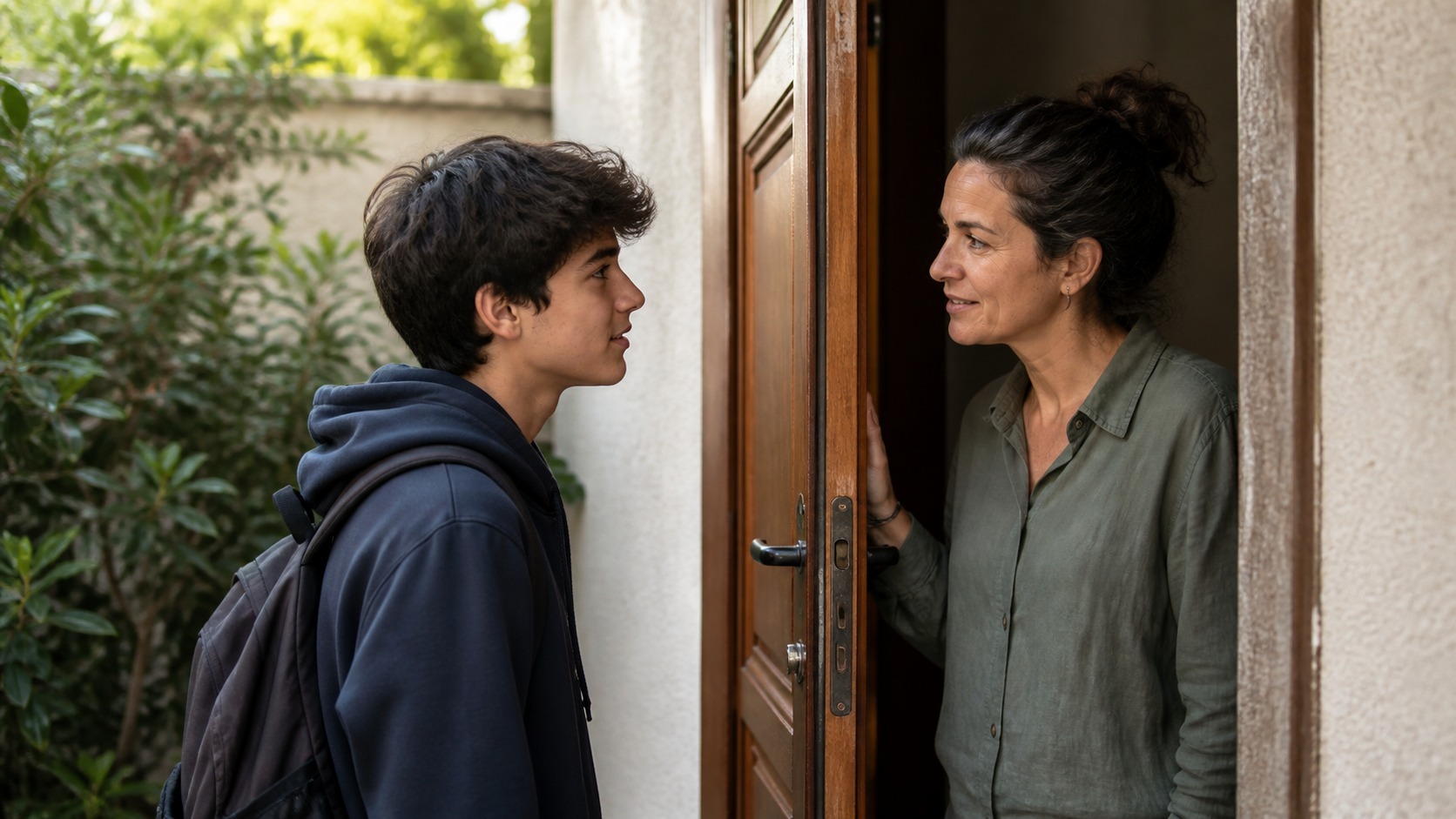 La conversación de la puerta decide cómo entramos: Autonomía adolescente con apoyo y confianza
