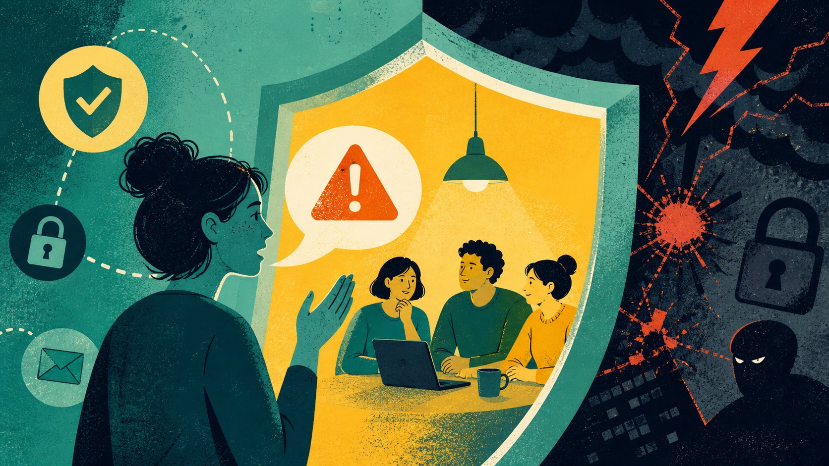 La seguridad empieza cuando contar un error es posible: Ciberseguridad para la vida diaria