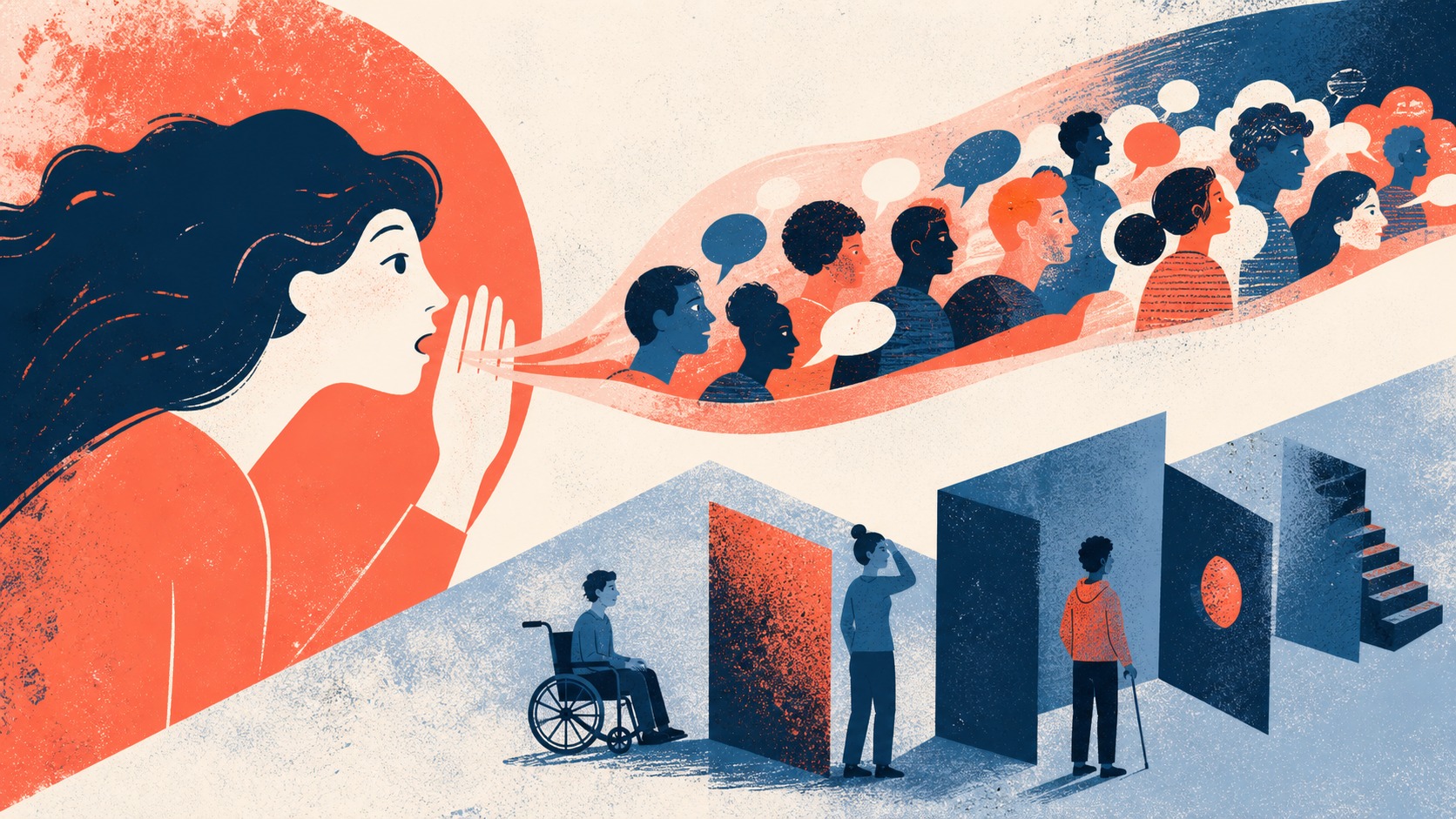 Un rumor viaja deprisa cuando intenta cuidar: Accesibilidad e inclusión