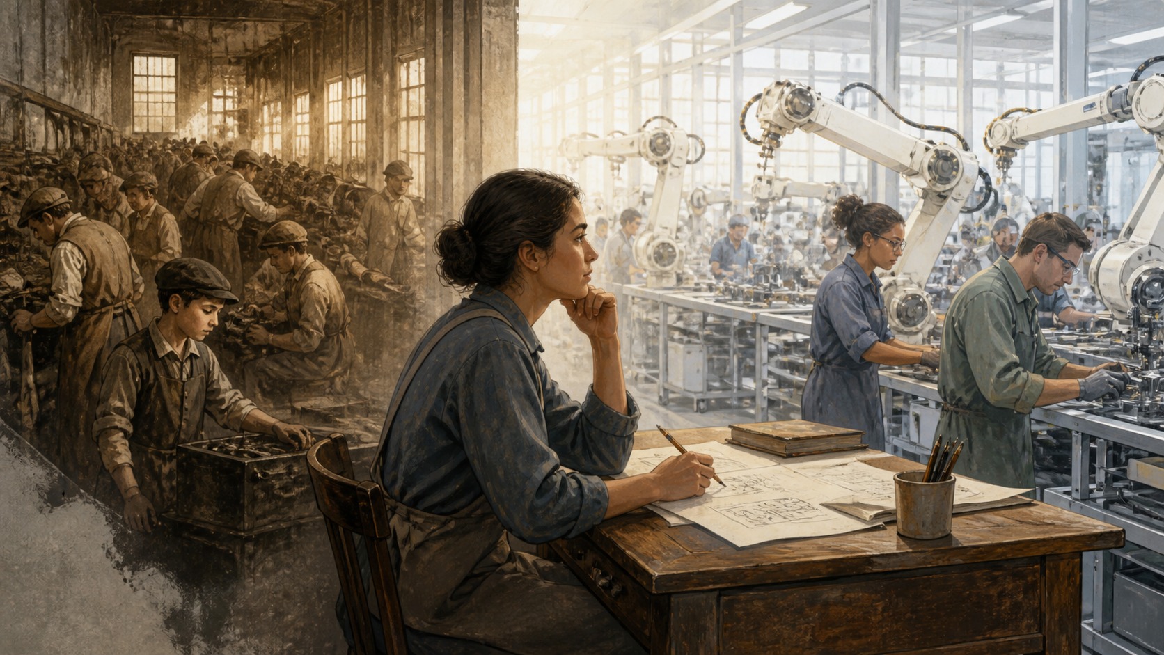The exception does not break the rule: it explains it: Decent work in the age of automation