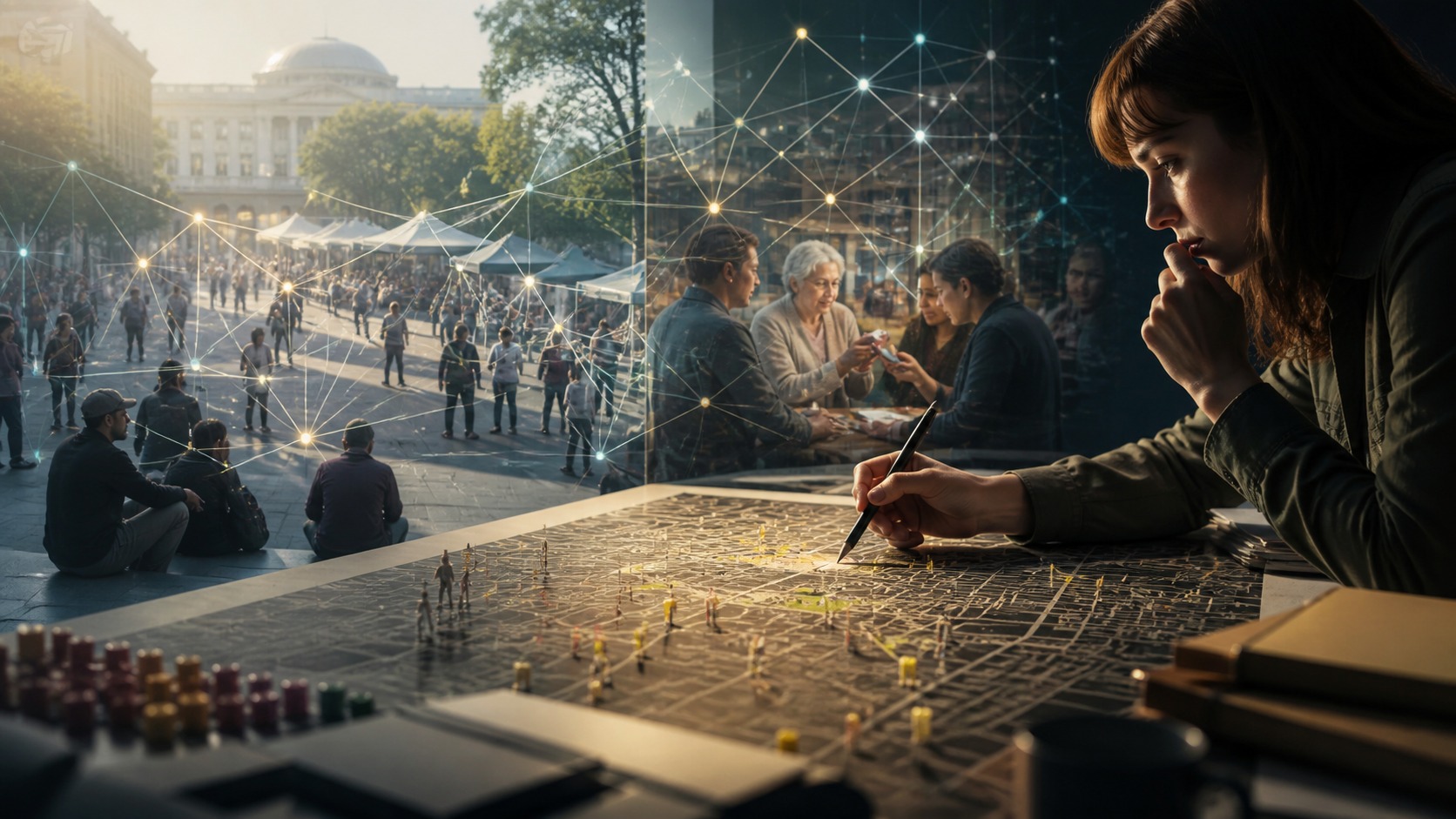 The minute a decision ceases to be abstract: Truth, networks and everyday democracy
