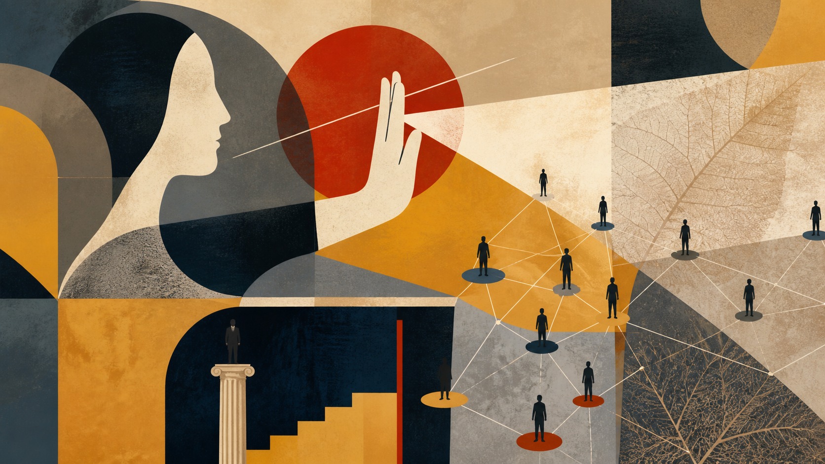 Power appears where someone can say enough: Truth, networks and everyday democracy