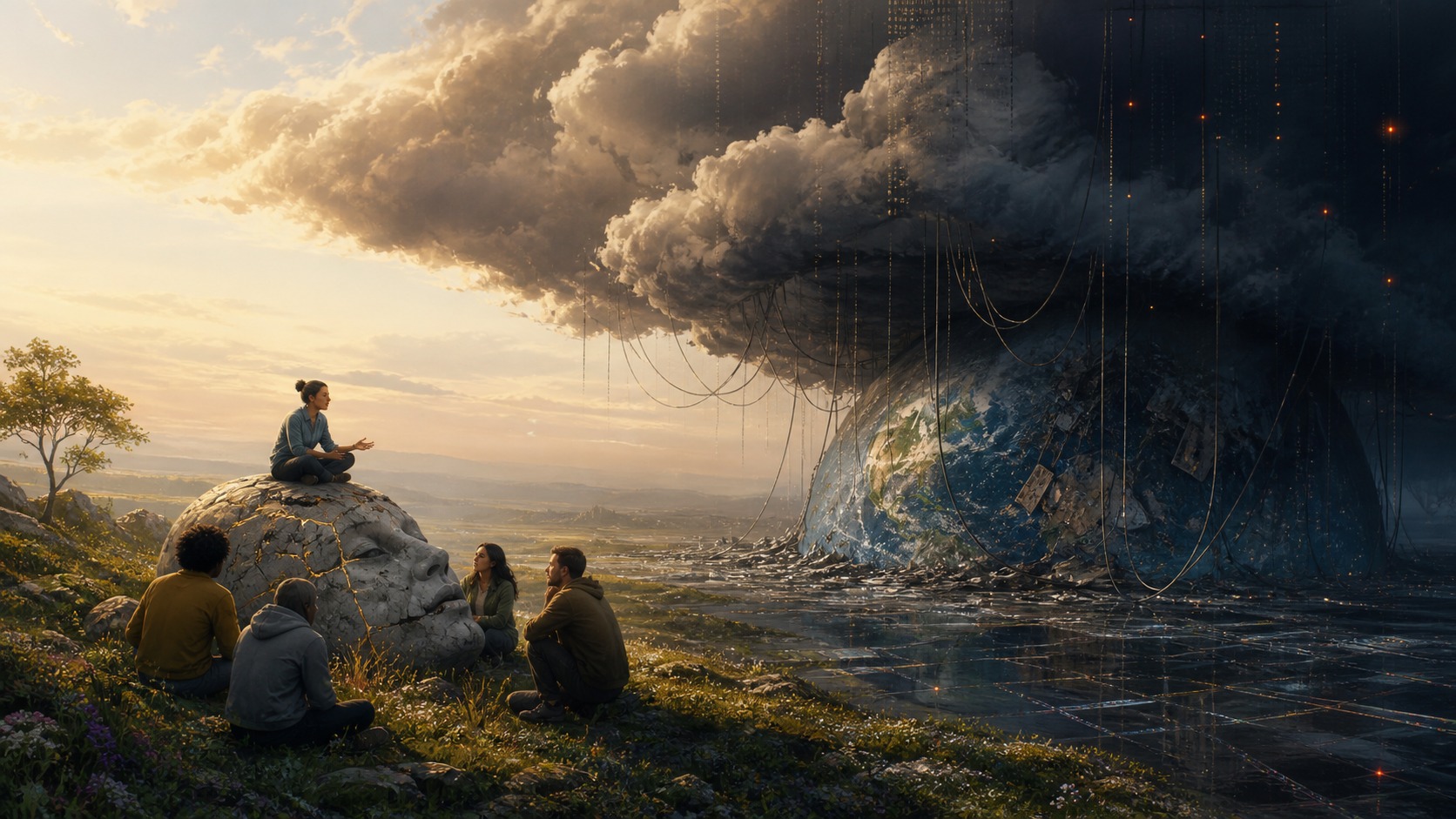 La confiança comença quan es va iniciar un error, no té por, el núvol que també pesa sobre la Terra: Planeta, reparació i tecnologia