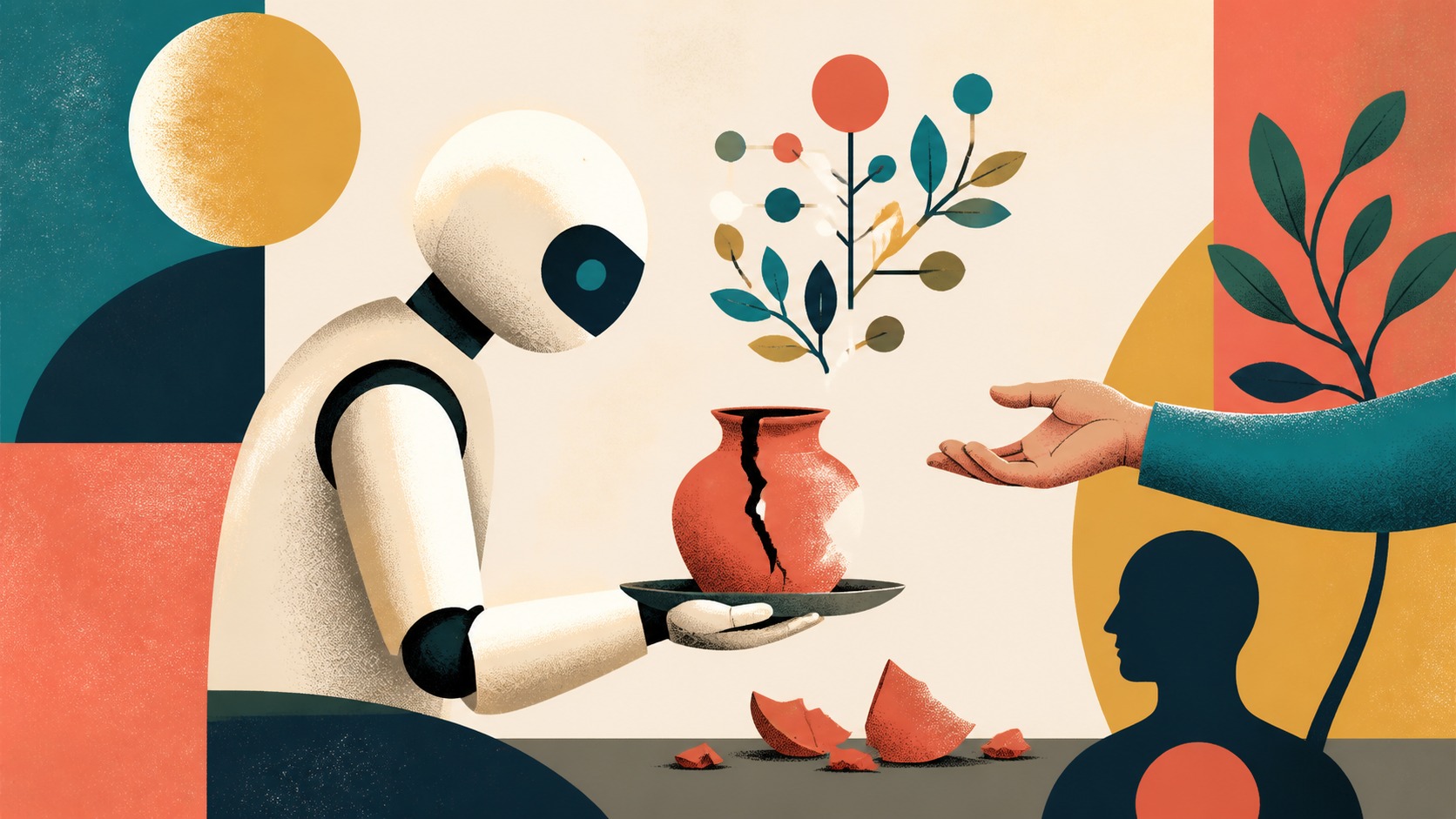 Well-counted error becomes knowledge: Robotics that cares without dehumanizing