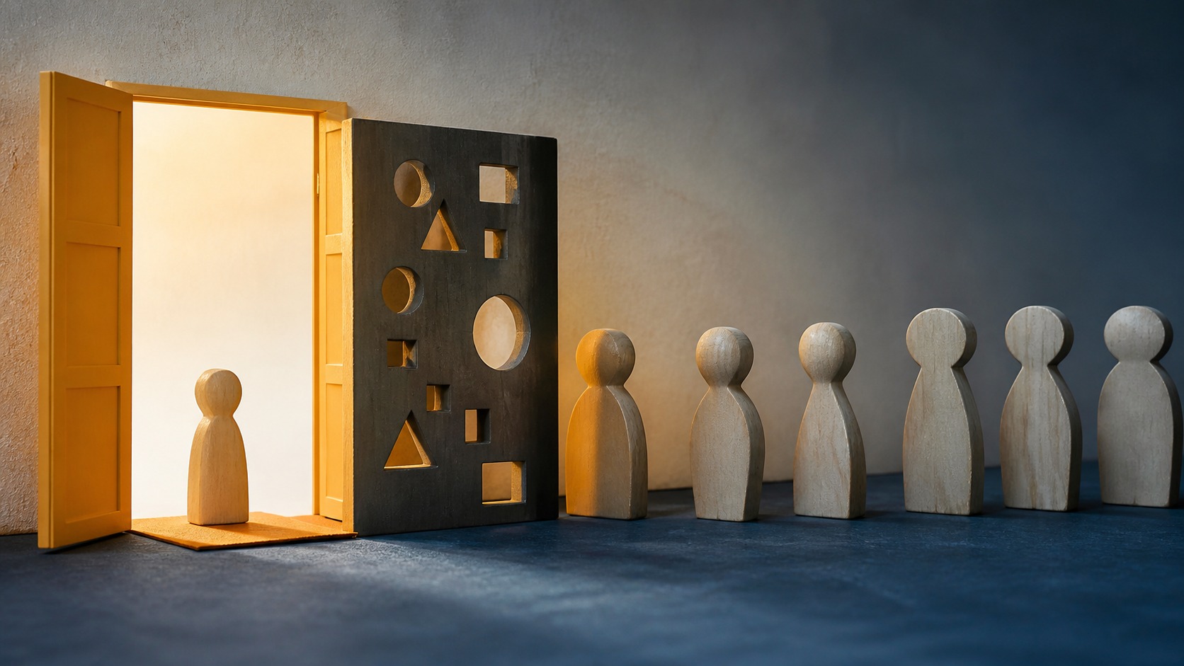 The front door decides who stays out: Belonging without having to be erased