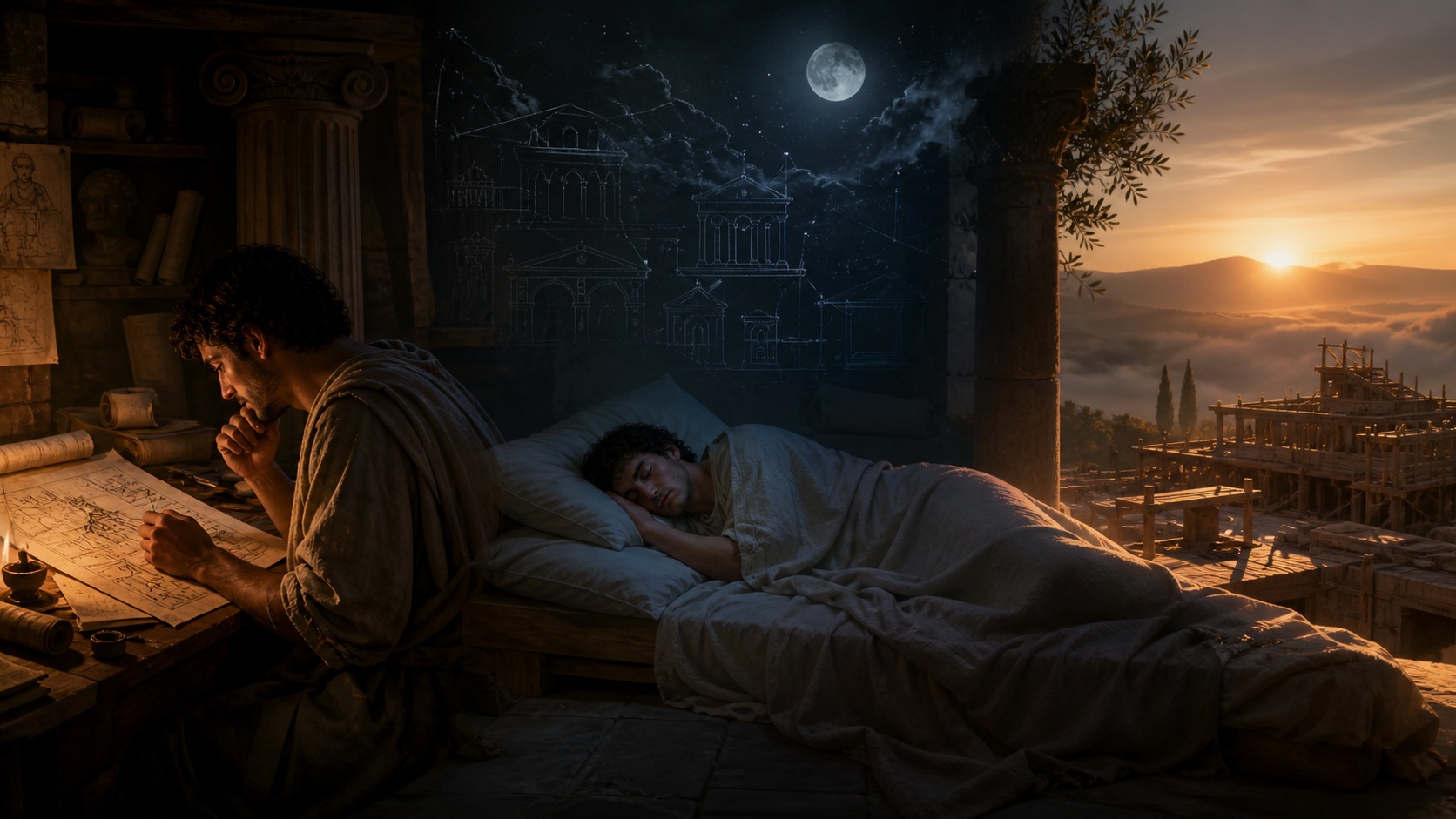 The limit case is not a nuisance: it is information: Sleeping is also building a future