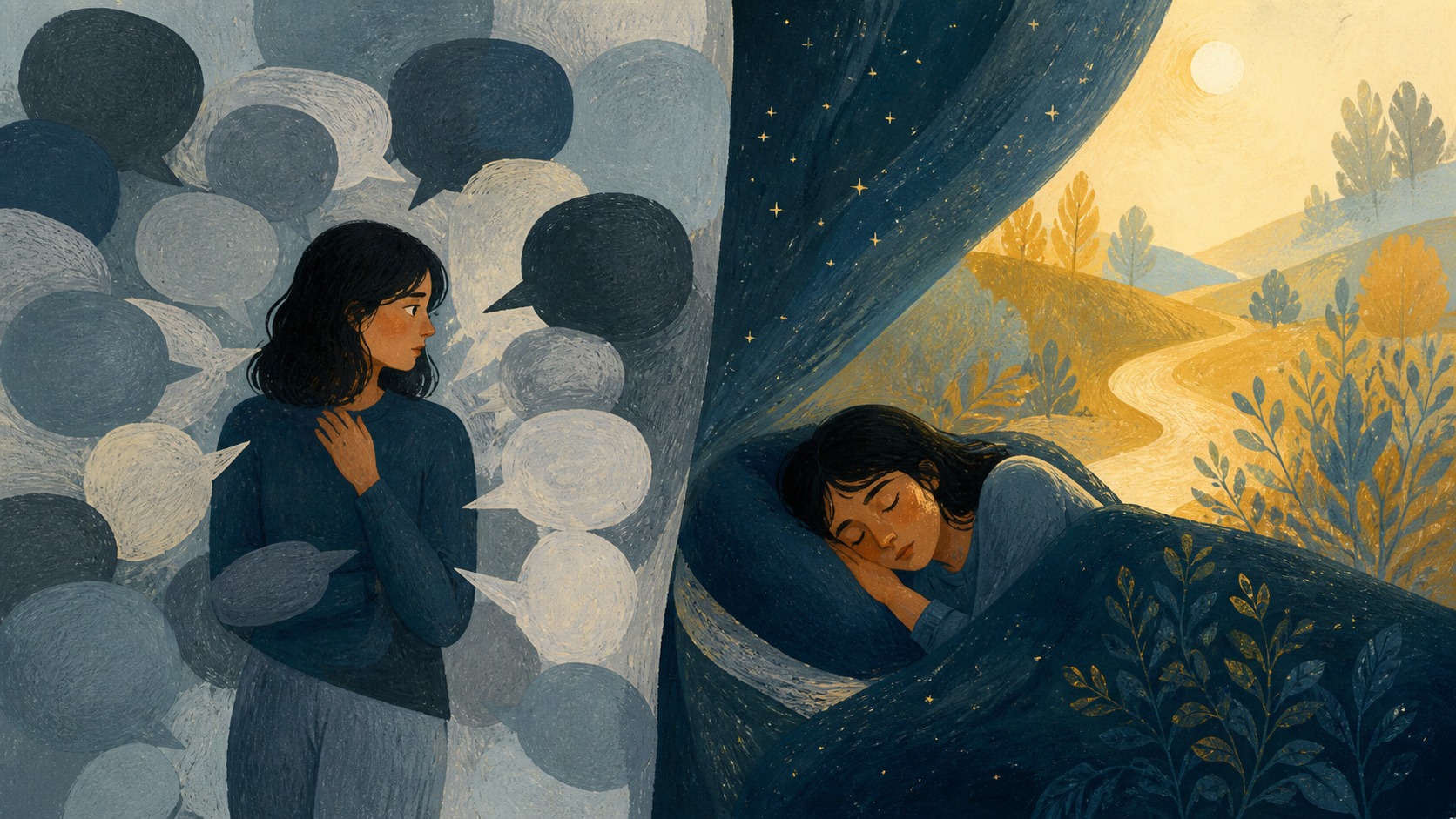 Changing a word can change who dares to speak: Sleeping is also building a future